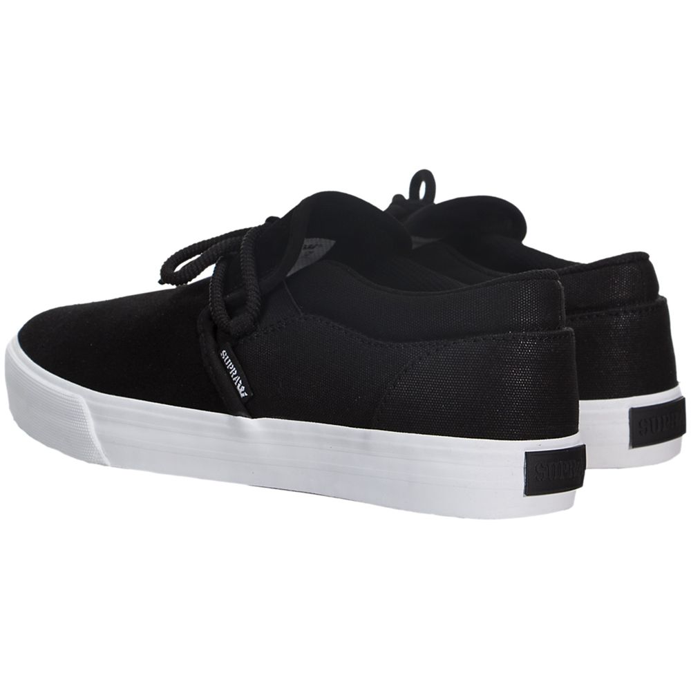 Baskets Basses Supra Cuba Noir Black/White Homme | LNP-29490130